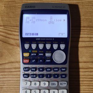 Casio fx-6560GB SD graphing calculator (AS IS)